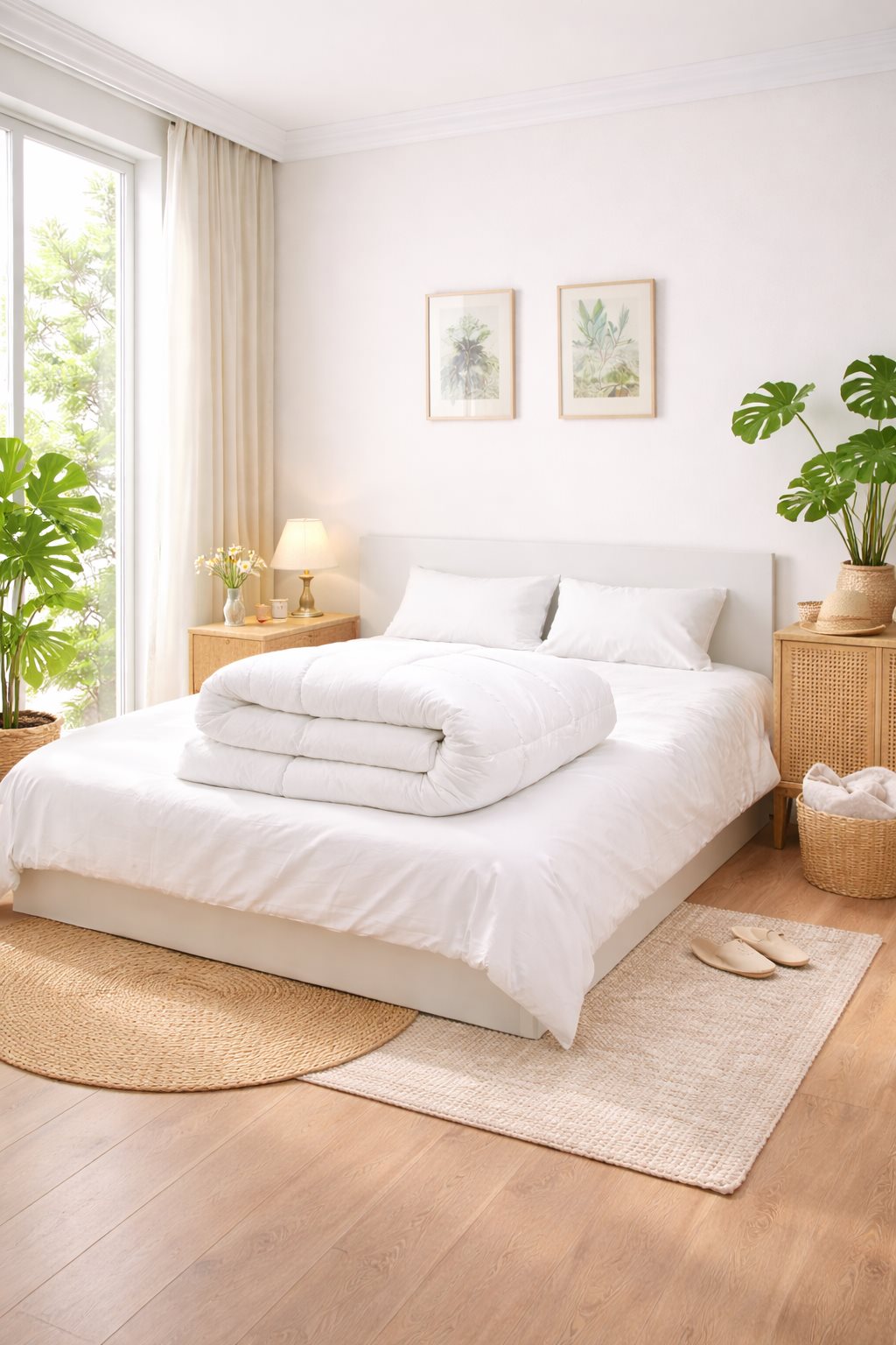 Ruột chăn bông Bình Minh - chăn mền kháng khuẩn, kích thước 2mx2m2 - ruột mền đủ các mùa, thời tiết