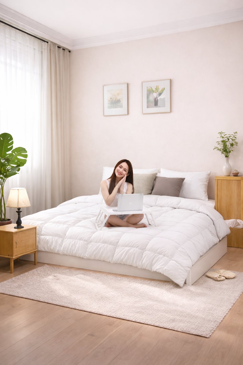 Ruột chăn bông Bình Minh - chăn mền kháng khuẩn, kích thước 2mx2m2 - ruột mền đủ các mùa, thời tiết