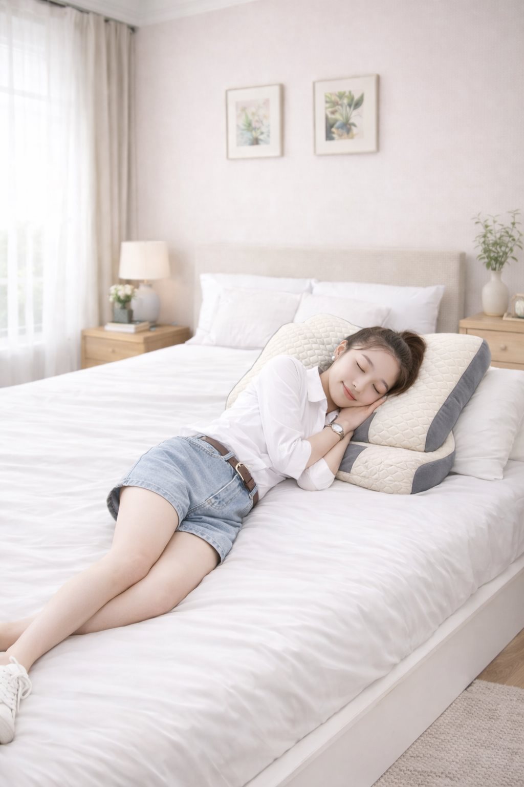 Ruột Gối Công Thái Học - Trải Nghiệm Giấc Ngủ Chất Lượng, Hỗ Trợ Cột Sống