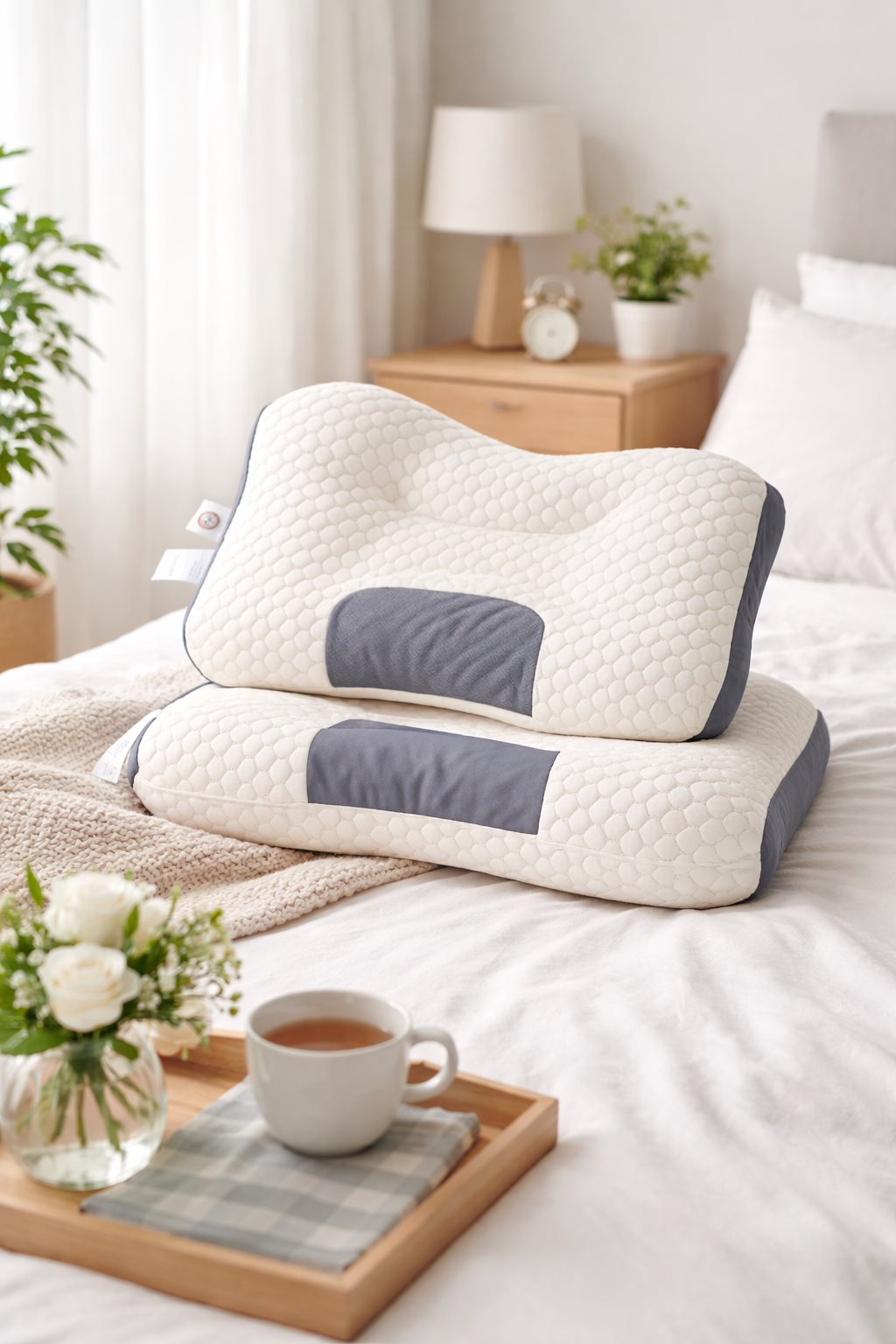 Ruột Gối Công Thái Học - Trải Nghiệm Giấc Ngủ Chất Lượng, Hỗ Trợ Cột Sống