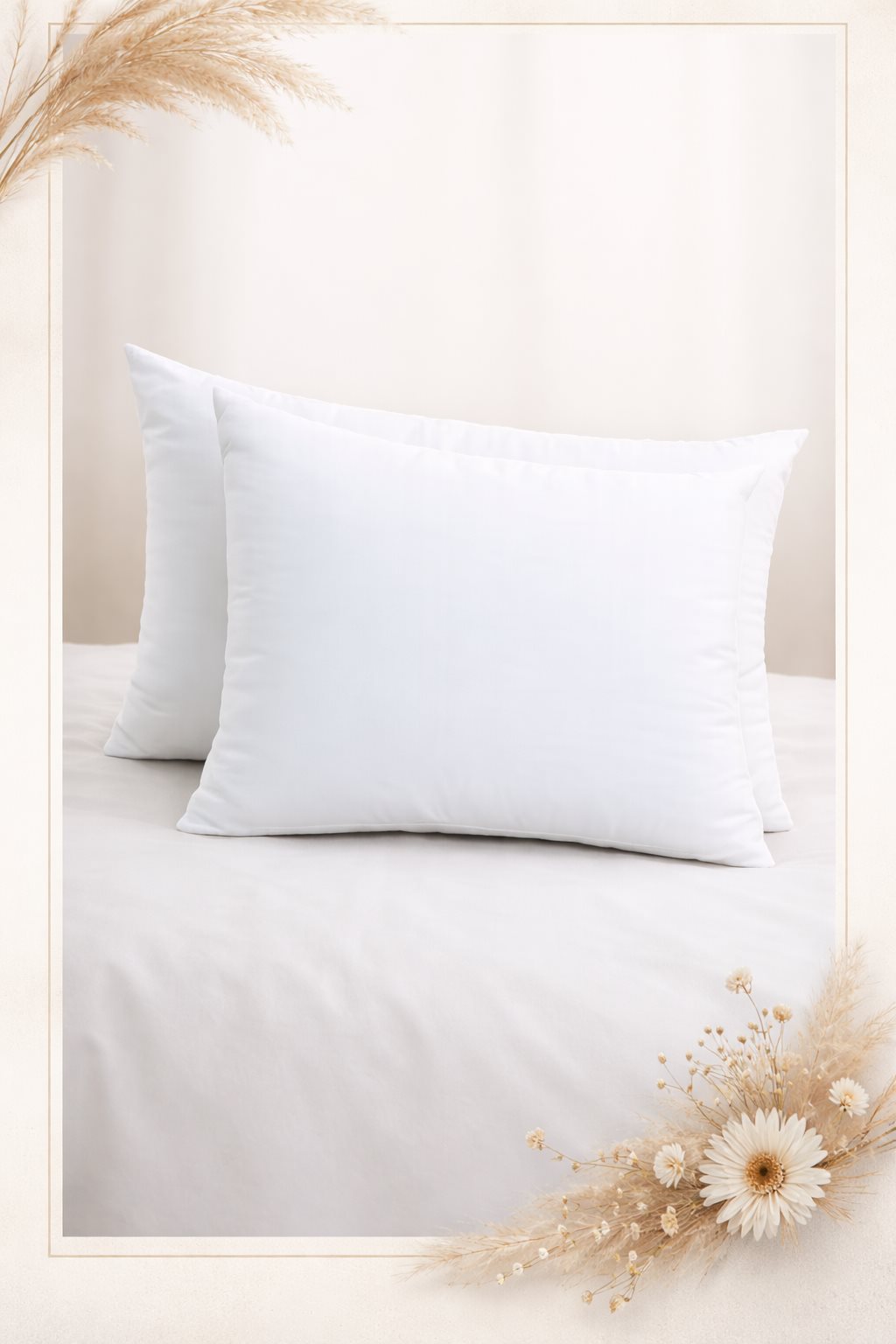 Ruột gối hơi bông gòn Bình Minh trắng tinh khiết - Gối đầu nằm êm ái hỗ trợ đầu và cổ