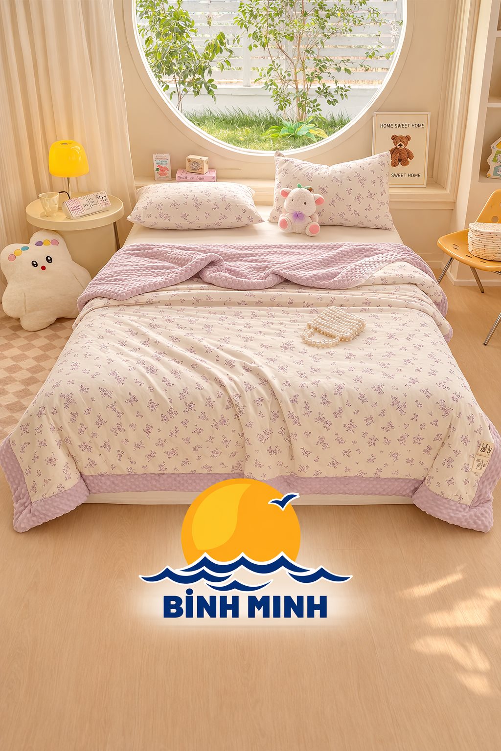 Chăn Đậu Cotton Loại A 2026 Cao Cấp – Chăn Xuân Thu, Chăn Điều Hòa Mềm Mịn Cho Sinh Viên Ký Túc Xá