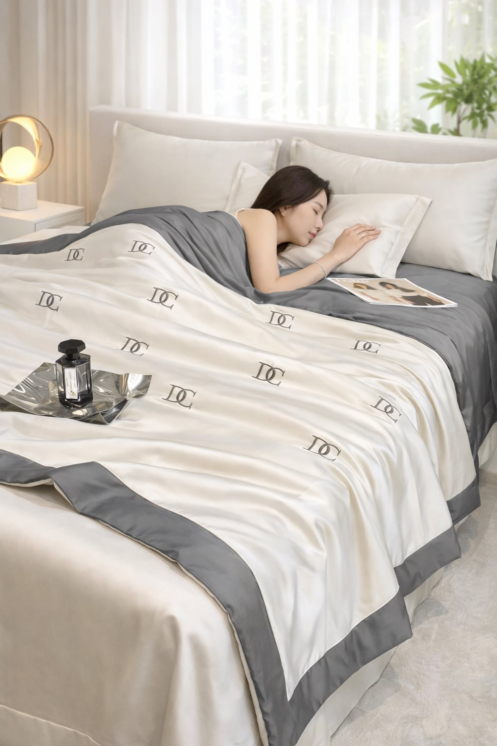 Chăn hè lụa băng mới 2026, chăn điều hòa mùa hè, chăn mát lụa tơ tằm