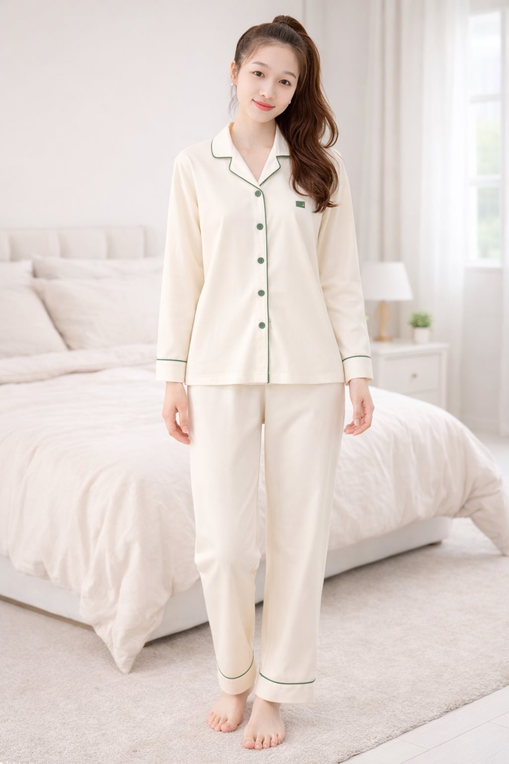 Bộ đồ ngủ Pijama cotton siêu sịn, siêu thông thoáng