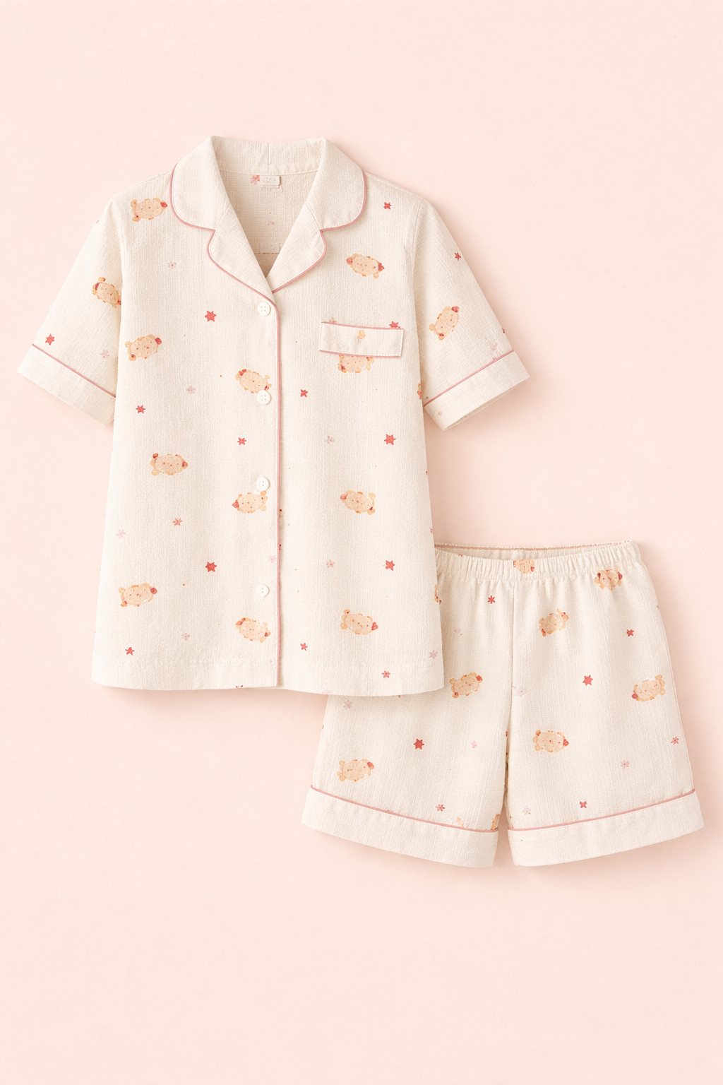 Đồ ngủ Pijama ngắn tay chất đũi