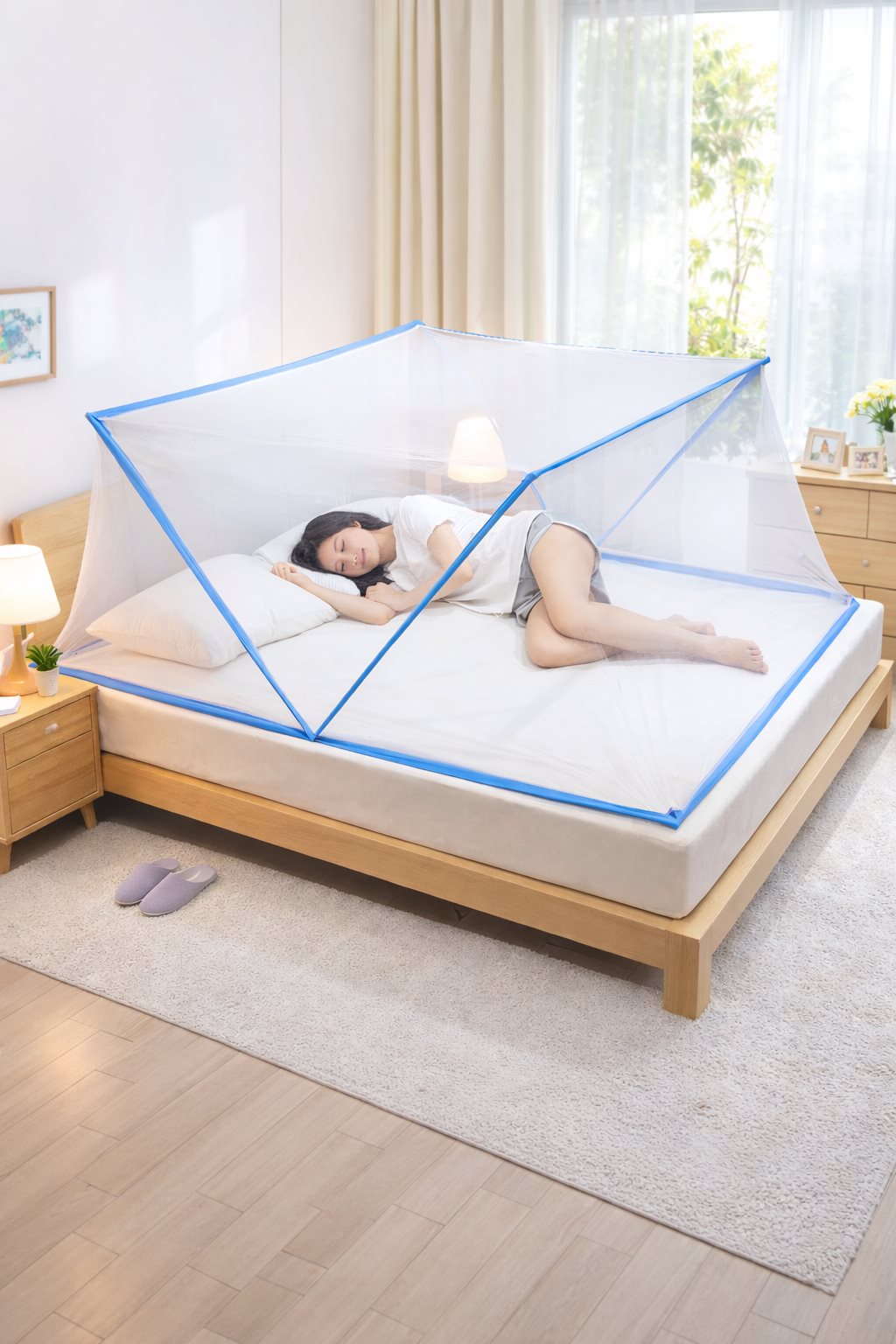 Màn mùng gấp gọn kiểu dáng mới cho mọi lứa tuổi