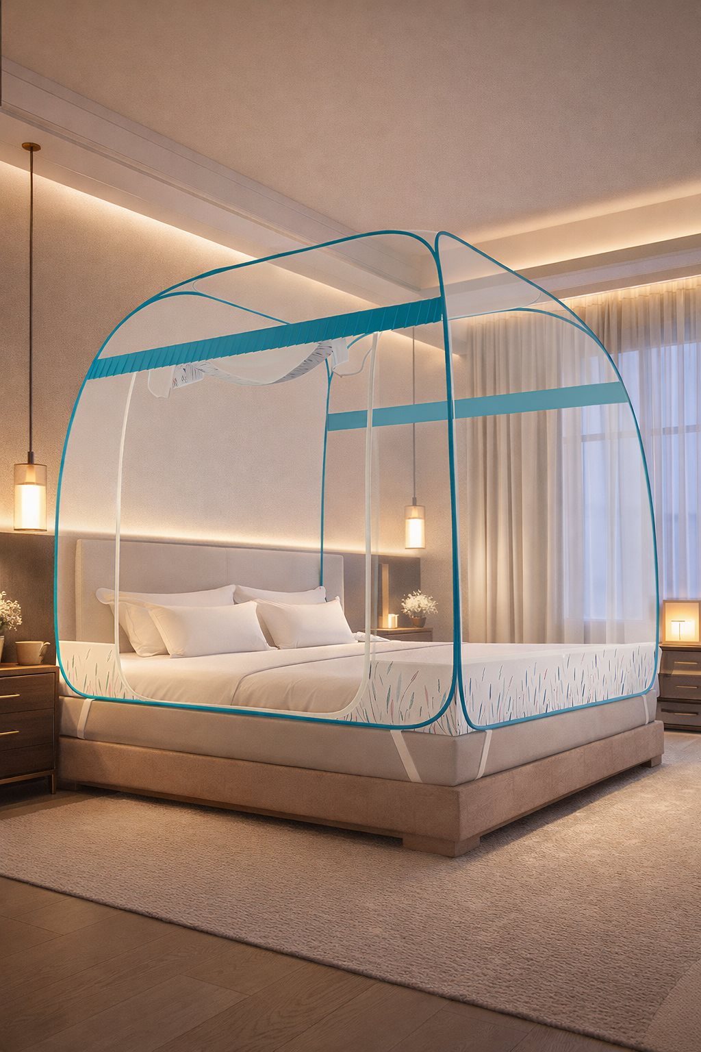 Màn chụp, mùng chụp đỉnh vuông loại cao cấp