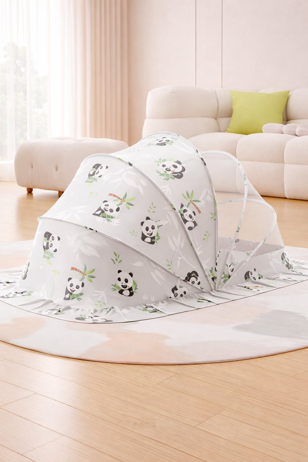 Màn chống muỗi tự bung cho bé, loại cao cấp 2 đầu