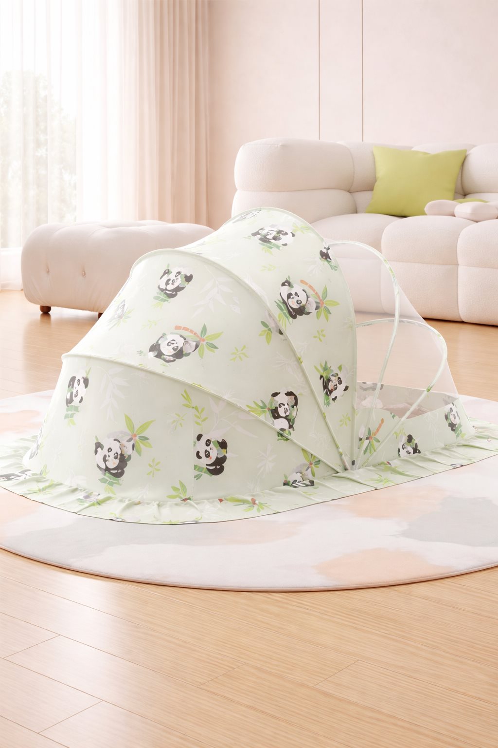 Màn chống muỗi tự bung cho bé, loại cao cấp 2 đầu