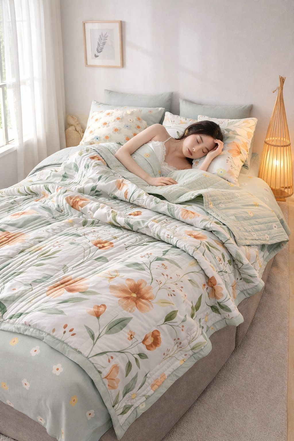 Chăn Lạnh BÌNH MINH, Chăn Mùa Hè Mềm Mịn Siêu Mát Lạnh Kích Thước 200*220cm, Chăn Mỏng Mùa Hè Chất Vải Thân Thiện Với Da.