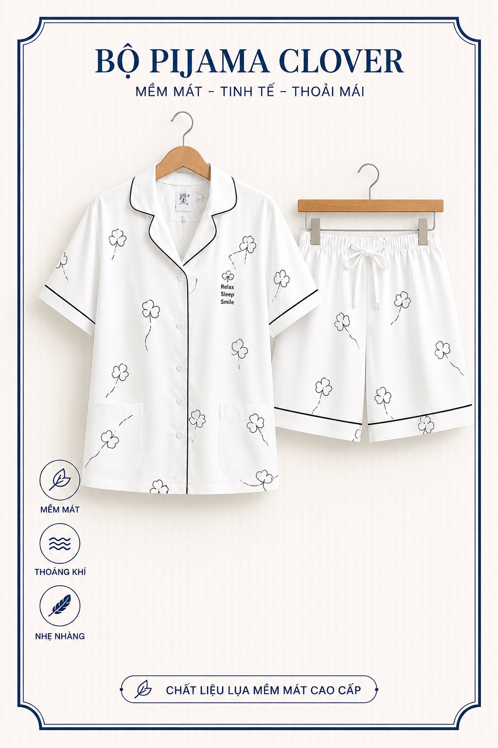 Bộ đồ ngủ, đồ đi dạo Pijama cộc